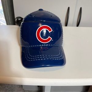 Scentsy Chicago Cubs Baseball Ceramic Cap-MLB-Fragrance Wax Oil Warmer